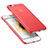 Cover Ultra Slim Trasparente Rigida Opaca per Apple iPhone 6 Rosso