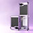 Custodia Crystal Trasparente Rigida Cover AN1 per Samsung Galaxy Z Flip5 5G Viola