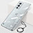 Custodia Crystal Trasparente Rigida Senza Cornice Cover H01 per OnePlus 9RT 5G