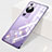 Custodia Crystal Trasparente Rigida Senza Cornice Cover H03 per Huawei P60 Pro Viola