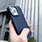 Custodia Fibra di Carbonio Lusso Morbida Spigato Cover T01 per Apple iPhone 15 Pro