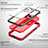 Custodia Impermeabile Silicone e Plastica Opaca Waterproof Cover 360 Gradi con Mag-Safe Magnetic HJ1 per Apple iPhone 15 Pro