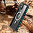 Custodia Impermeabile Silicone e Plastica Opaca Waterproof Cover 360 Gradi con Mag-Safe Magnetic per Apple iPhone 15 Plus