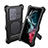 Custodia Impermeabile Silicone e Plastica Opaca Waterproof Cover 360 Gradi con Supporto per Samsung Galaxy S23 Ultra 5G