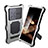 Custodia Impermeabile Silicone e Plastica Opaca Waterproof Cover 360 Gradi con Supporto per Samsung Galaxy S24 Ultra 5G