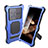 Custodia Impermeabile Silicone e Plastica Opaca Waterproof Cover 360 Gradi con Supporto per Samsung Galaxy S24 Ultra 5G