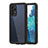 Custodia Impermeabile Silicone e Plastica Opaca Waterproof Cover 360 Gradi per Samsung Galaxy A52 4G Nero