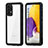 Custodia Impermeabile Silicone e Plastica Opaca Waterproof Cover 360 Gradi per Samsung Galaxy A72 5G Nero