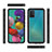 Custodia Impermeabile Silicone e Plastica Opaca Waterproof Cover 360 Gradi W02 per Samsung Galaxy A51 5G
