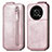 Custodia In Pelle Flip per Huawei Enjoy 50 Pro Oro Rosa