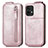 Custodia In Pelle Flip per Motorola Moto Edge 40 Pro 5G Oro Rosa