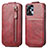 Custodia In Pelle Flip per Motorola Moto G23 Rosso