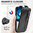 Custodia In Pelle Flip per Motorola Moto G42