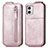 Custodia In Pelle Flip per Motorola Moto G73 5G Oro Rosa