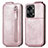 Custodia In Pelle Flip per OnePlus Nord 2T 5G Oro Rosa