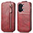 Custodia In Pelle Flip per OnePlus Nord 3 5G Rosso