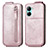 Custodia In Pelle Flip per Realme C33 (2023) Oro Rosa