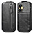 Custodia In Pelle Flip per Realme Narzo N55 Nero