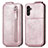 Custodia In Pelle Flip per Samsung Galaxy A04s Oro Rosa