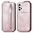 Custodia In Pelle Flip per Samsung Galaxy A32 4G Oro Rosa