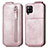 Custodia In Pelle Flip per Samsung Galaxy A42 5G Oro Rosa