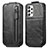 Custodia In Pelle Flip per Samsung Galaxy A52 4G Nero