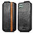 Custodia In Pelle Flip per Samsung Galaxy F42 5G Nero