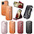 Custodia In Pelle Flip per Samsung Galaxy M12