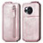 Custodia In Pelle Flip per Sharp Aquos R8s Oro Rosa