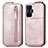 Custodia In Pelle Flip per Xiaomi Poco F4 GT 5G Oro Rosa