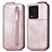 Custodia In Pelle Flip S01D per Vivo iQOO 9T 5G Oro Rosa