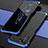 Custodia Lusso Alluminio Cover 360 Gradi P01 per Xiaomi Mi 11i 5G Blu e Nero