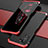 Custodia Lusso Alluminio Cover 360 Gradi P01 per Xiaomi Mi 11i 5G Rosso e Nero