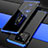Custodia Lusso Alluminio Cover 360 Gradi P01 per Xiaomi Mi 13 5G Blu e Nero