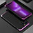 Custodia Lusso Alluminio Cover 360 Gradi per Apple iPhone 13 Pro Max Viola