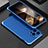 Custodia Lusso Alluminio Cover 360 Gradi per Apple iPhone 16 Pro Blu