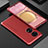 Custodia Lusso Alluminio Cover 360 Gradi per Huawei P50 Rosso