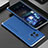 Custodia Lusso Alluminio Cover 360 Gradi per Vivo X80 Pro 5G Argento e Blu