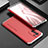 Custodia Lusso Alluminio Cover 360 Gradi per Xiaomi Mi 11i 5G Argento e Rosso