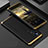 Custodia Lusso Alluminio Cover 360 Gradi per Xiaomi Mi 12 Pro 5G Oro e Nero