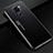 Custodia Lusso Alluminio Cover C01 per Xiaomi Redmi Note 9 Nero