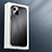 Custodia Lusso Alluminio Cover M01 per Apple iPhone 13 Nero