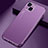 Custodia Lusso Alluminio Cover M04 per Apple iPhone 13 Viola