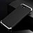 Custodia Lusso Alluminio Cover per Apple iPhone 8 Argento e Nero