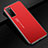 Custodia Lusso Alluminio Cover per Huawei Honor Play4 5G Rosso