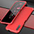 Custodia Lusso Alluminio Cover per Huawei P Smart Pro (2019) Rosso