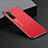 Custodia Lusso Alluminio Cover per Huawei P40 Lite 5G Rosso