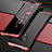 Custodia Lusso Alluminio Cover per Vivo Nex 3S Rosso e Nero