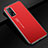 Custodia Lusso Alluminio Cover per Xiaomi Redmi K30S 5G Rosso