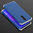Custodia Lusso Alluminio Cover T01 per Oppo R17 Pro Blu